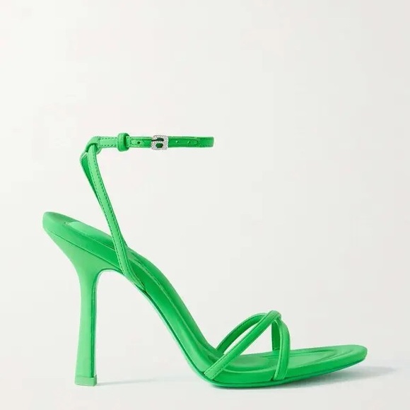 Alexander Wang Dahlia 105 mm in color 328/ Neon Kelly worn twice - Picture 1 of 3